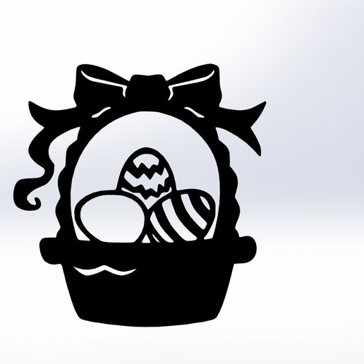 Basket with eggs and pasta