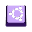 ubuntu-keycap.stl Keycap Linux Distro Logos - Arch, Ubuntu, Deck, Mint, Manjaro