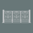 3D-Model-Railing-Balcony.png Modèle 3D Garde-corps - Balcon