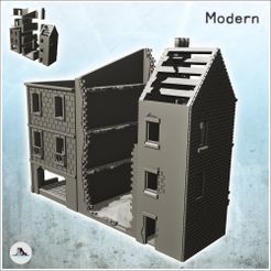 1-PREM-B23.jpg Fichier STL Bâtiment à étages en ruine avec magasin et charpente apparente (23) - Seconde Guerre mondiale Seconde Guerre mondiale Campagne de l'Ouest États-Unis Royaume-Uni Allemagne・Design pour impression 3D à télécharger