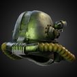 PowerArmorT45HelmetBack34Right.jpg Fallout 4 T-45 Power Armor Helmet for Cosplay