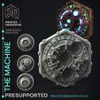 The-Machine-1.jpg Mechanical Device - Side Quest Shop - PRESUPPORTED - Illustrated and Stats - 32mm scale