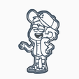 WADAW.png DIPPER PINES 3 COOKIE CUTTER GRAVITY FALLS