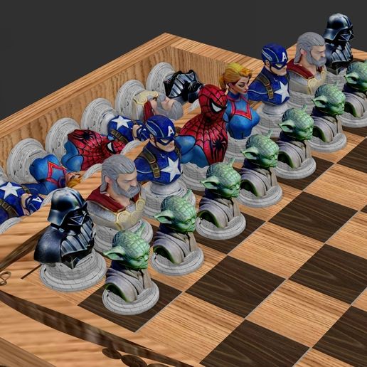 SUPER HEROES CHESS SCHACH スーパーヒーローズ チェス SUPER HEROES CHESS SCHACH スーパーヒーローズ チェス