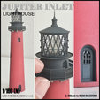 Jupiter-Inlet-Lighthouse-1.png JUPITER INLET LIGHTHOUSE - N (1/160) SCALE MODEL LANDMARK