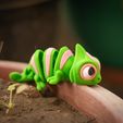 Image_06.jpg Flexi Chameleon Print in Place STL/3MF