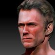 0027_Layer 2.jpg Clint Eastwood textured 3d print bust