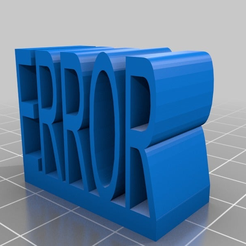 605a46007e68cb427b0265201a77fd43.png Free STL file Lego Compatible Gmod Error Sign・3D printer design to download