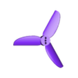 RHR-25_tri_V5_CW.stl RHR-25 2.5" Quadcopter Propeller