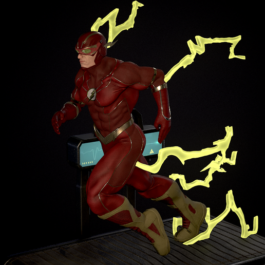 🦸‍♂️ Flash・ STL File for ・Cults