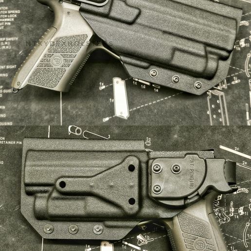 CZ P09 + Fenix GL19R - 3D model önizlemesi