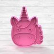 1.71.jpg Unicorn Head Cutter - Cookie Cutter Unicorn