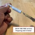 2Oa_prepairing_inlet_trimmer.jpg Hotend PTFE tube trimmer for PRUSA i3 MK2.5S/MK3S/MK3S+