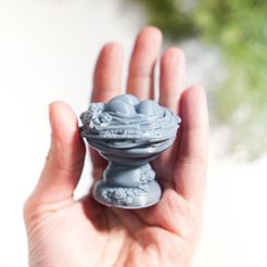 DSC04859-25.jpg Datei STL Osternest mit Eiern・Modell für 3D-Druck zum herunterladen