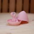 11.jpg STL-Datei ÜBERRASCHUNGSEI (T-REX-BABY)・Design für 3D-Drucker zum herunterladen