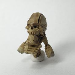 ZombieRobotHead_Ptohot.jpg Fichier STL Crâne de remplacement pour robot zombie・Design imprimable en 3D à télécharger
