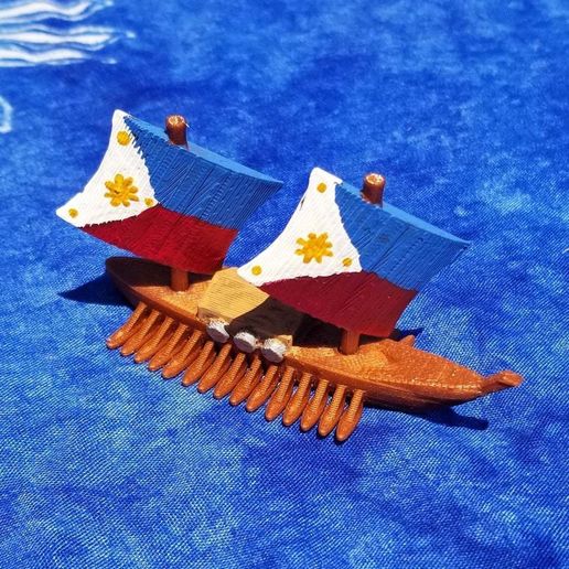 Ancient Philippine Navy Ships For Ortus Novae: Trireme 3D model