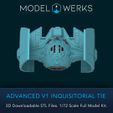 Tie-Inquisitor-Graphic-3.jpg Advanced V1 Inquisitorial TIE Fighter 1/72 Scale Model Kit