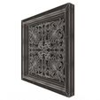 Wireframe-Low-Carved-Ceiling-Tile-04-3.jpg Collection of Ceiling Tiles 02