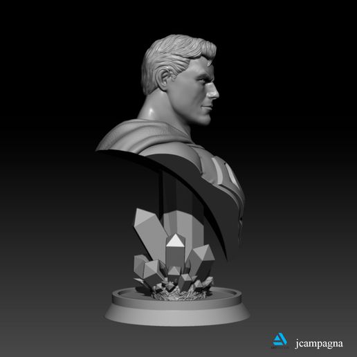5.jpg Superman Bust - Alex Ross 3D print model
