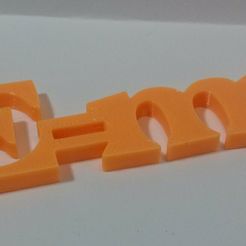 4.jpg Fichier 3D gratuit Amusement scientifique ! Aimant E=mc2・Plan à télécharger et à imprimer en 3D