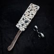 z4614451189880_e2173303ddac81cbff2b0f678c96a0cb.jpg Файл STL Аксессуары Нанами (очки и оружие) - Jujutsu Kaisen Cosplay・3D-печатная модель для загрузки