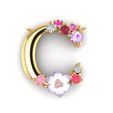 1.jpg Pendant or necklace  Letter C
