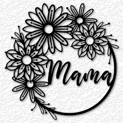 project_20230510_1224597-01.png Mothers Day Flower Wreath wall art mama flower wall decor 2d art