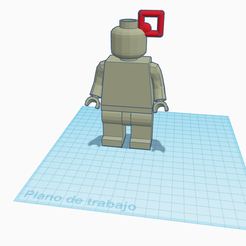 Lego-Keychain-1.png STL file Lego Keychain・Model to download and 3D print
