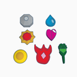 b1.PNG Free GCODE file Pokémon Kanto Badge・Object to download and to 3D print, BCpro