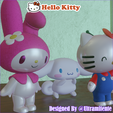 0F02.png SANRIO PACK I X4 Kitty - My Melody - Kuromi - Cinnamoroll