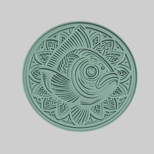b_81.jpg Fish Medallion Fish 3d Print Model