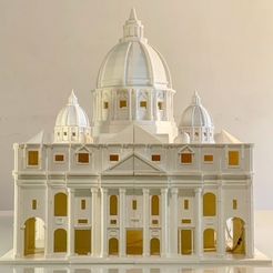 0146C155-B684-4F80-91F5-A86918FA89F4 (1).JPG STL file San Pietro Basilica・3D printing model to download, Starseed_mod