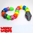 Polish_20201206_083445572.jpg STL file Snake Snap-On Flexi・3D print design to download