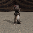 talking_tom-back_view_3d.png modelo 3d de tom falante - Modelo para impressão 3D - Figura detalhada | Ficheiro STL pronto a imprimir
