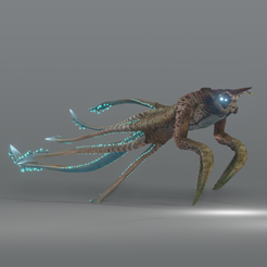 0000.png squid king - rigged and stl file included
