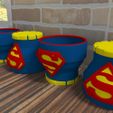 05.jpg Superman Style, DC Comics (2 options) / flower pot Superman Style, DC Comics