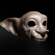 2.png Dobby - Harry Potter Movie Cospay Costume Face Mask 3D print model