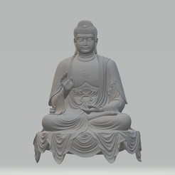 1.png Modèle de Bouddha imprimé en 3D