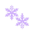 Snowflake_2021_V1.stl Snowflake Christmas Ornaments (3 Types)