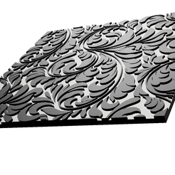 Unbenannt-v4.png Download STL file Floral Pattern, Texture • 3D printer template, Holyrings