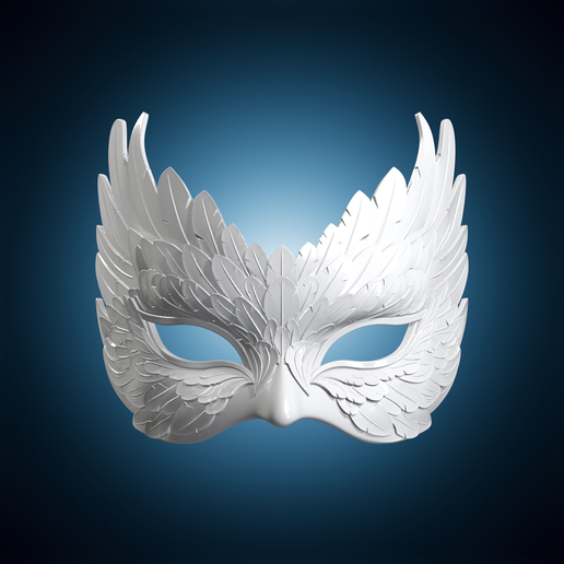 Feathered Masquerade Mask