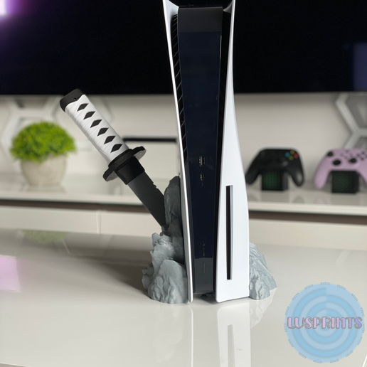 🎮 PlayStation 5 Katana Dock・ 3D File for 3D printing・Cults