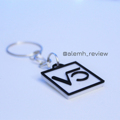 @alemh_review Файл STL БРЕЛОК С ЛОГОТИПОМ VETTEL・3D-печатный дизайн для загрузки, Alemh