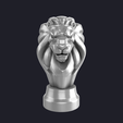 lionhead-render.png lion head statue 3D MODEL