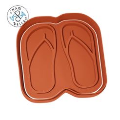 Summer11.jpg STL file Flip Flops - Summer (no 11) - Cookie Cutter - Fondant - Polymer Clay・3D printing template to download
