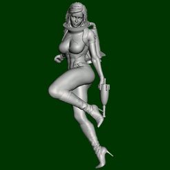 1.jpg Free STL file Nuka girl v.2・3D print object to download