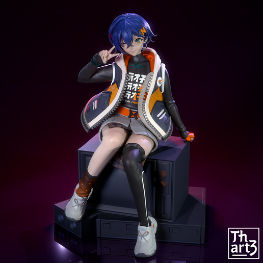 Belle - ZZZ 3D model