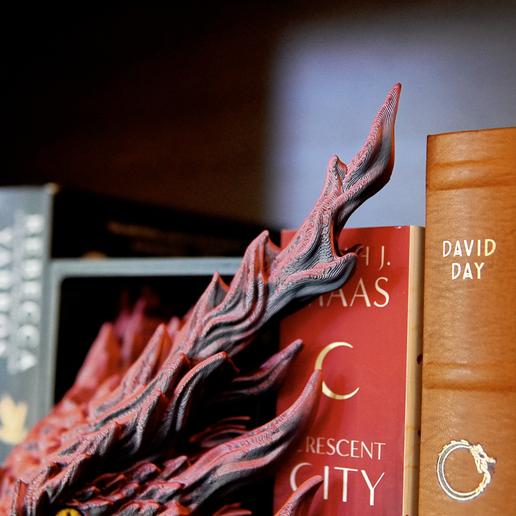 Inferno Dragon Emerging Book Nook - Cults3D 3D Model | 3Drop
