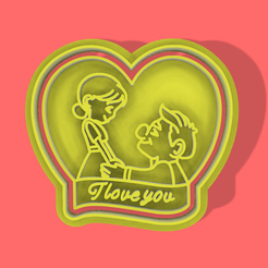 3.png Fichier STL Cortador de corazon de up・Modèle imprimable en 3D à télécharger